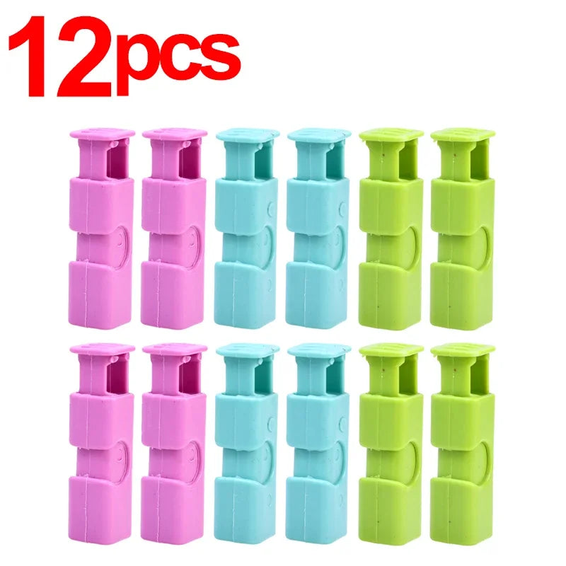 Pinzas reutilizables para sellar bolsas de alimentos – pack de 6 o 12 unidadesPinzasHome & Garden > Kitchen & Dining > Food Storage Accessories > Twist Ties & Bag Clips > Bag Sealing Clips