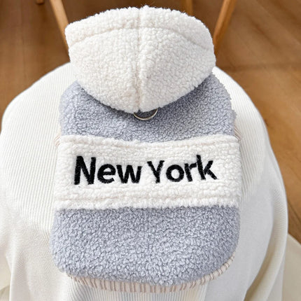 Chaqueta de invierno New York para mascotas de hasta 7.5kg