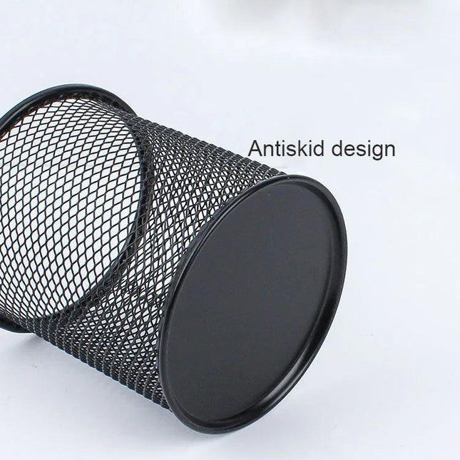 Metal Mesh Storage Organizer Pen Holder