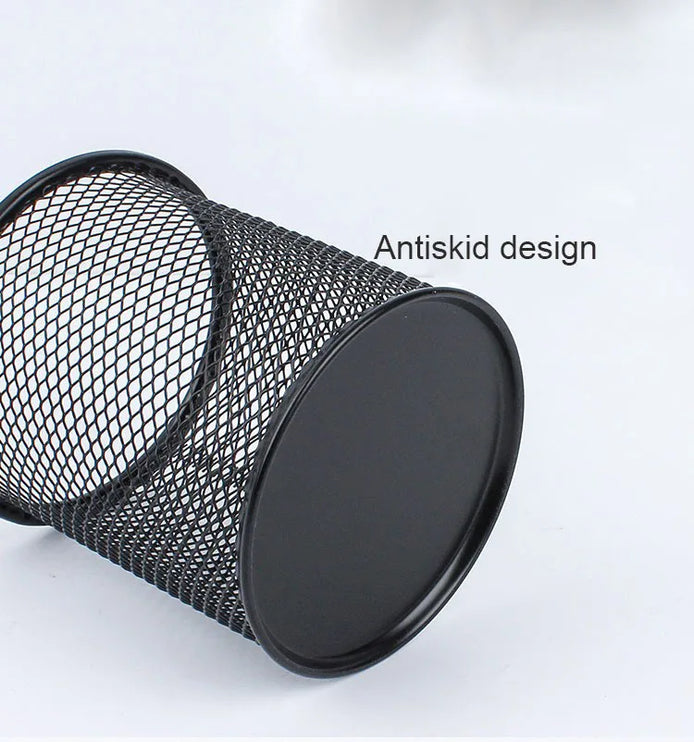 Metal Mesh Storage Organizer Pen Holder