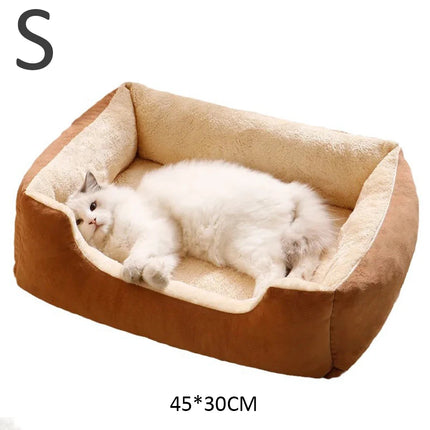 Square pet bed