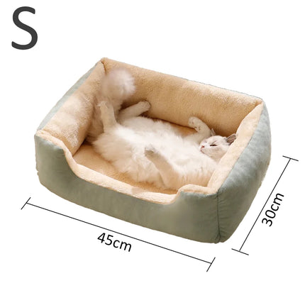 Square pet bed