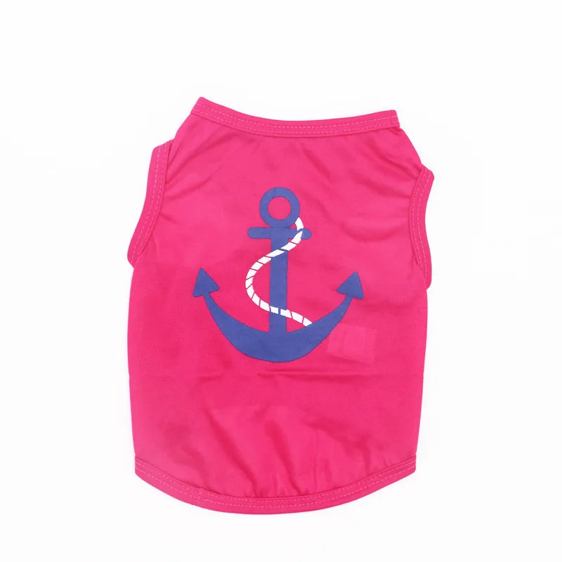 Camiseta con estampado marinero de verano para mascotasRopaAnimals & Pet Supplies > Pet Supplies > Pet Apparel > Pet Shirts