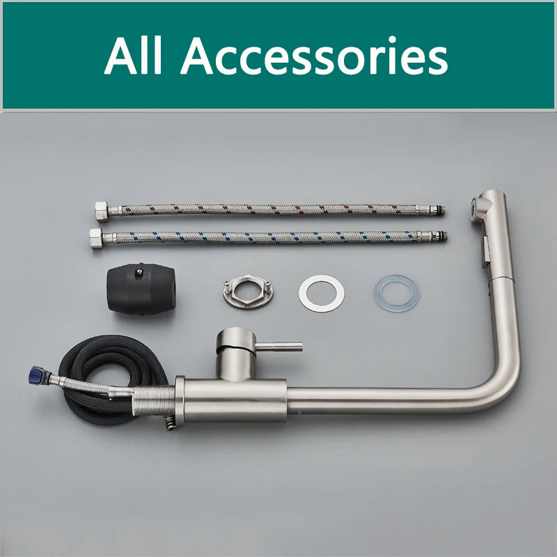 Grifo de cocina extraíble con regulador de chorroGrifosHardware > Plumbing > Plumbing Fixtures > Faucets > Kitchen Sink Faucets