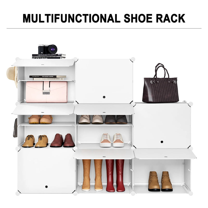 Zapatero con 8 compartimentos, organizador compactoZapaterosHome & Garden > Household Supplies > Storage & Organization > Clothing & Closet Storage > Shoe Racks & Organizers > Shoe Organizers