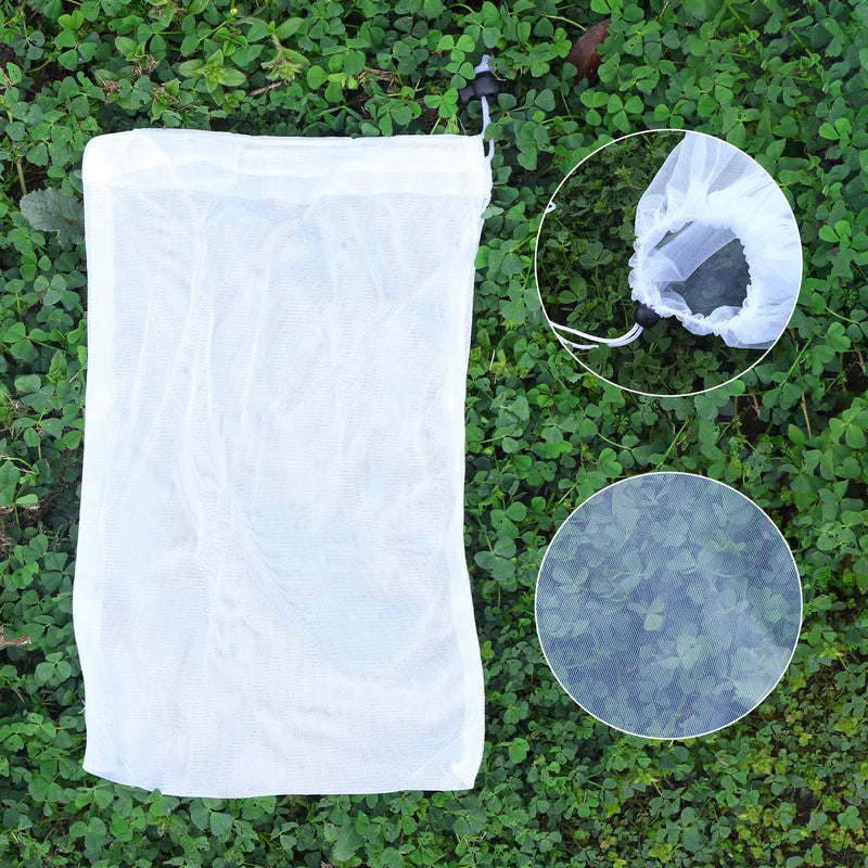 Cubierta de malla protectora para plantas con cierre y cordónAccesorios de jardinería