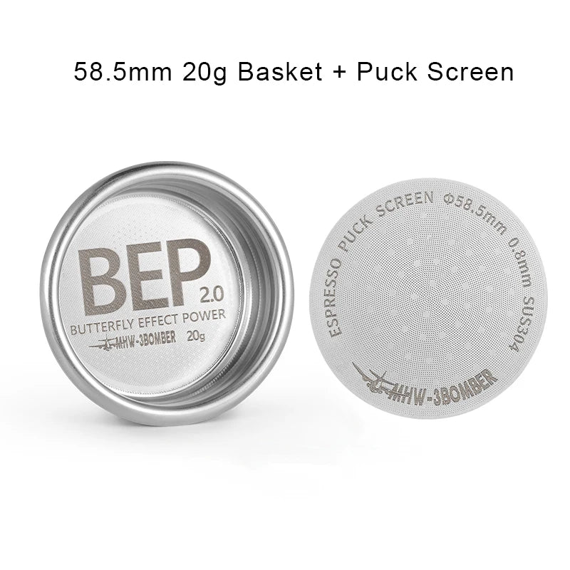 Cesta de filtro BEP Butterfly 2.0 de acero inoxidable con doble capaFiltrosHome & Garden > Kitchen & Dining > Kitchen Appliance Accessories > Coffee Maker & Espresso Machine Accessories > Coffee Filter Baskets