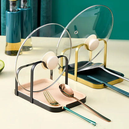 Multi-purpose holder with removable tray for kitchen utensils