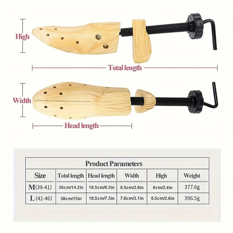 Horma ajustable de madera para ensanchar zapatosAccesoriosHome & Garden > Household Supplies > Shoe Care & Tools > Shoe Trees & Shapers > Shoe Trees