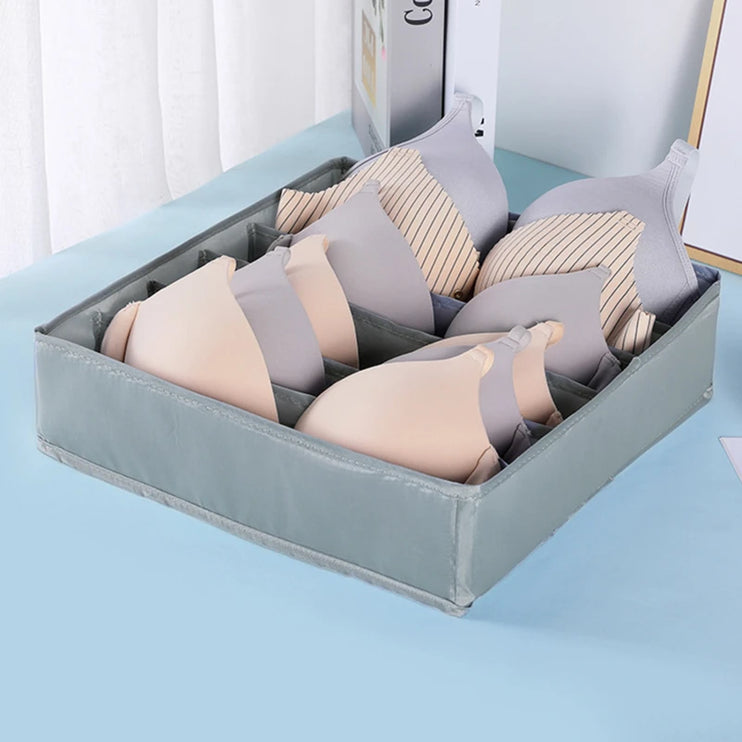 Foldable underwear storage box