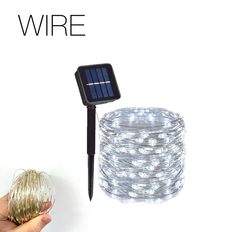 Tiras de luces LED solares para decoración al aire libreTiras LEDHome & Garden > Lighting > Light Ropes & Strings