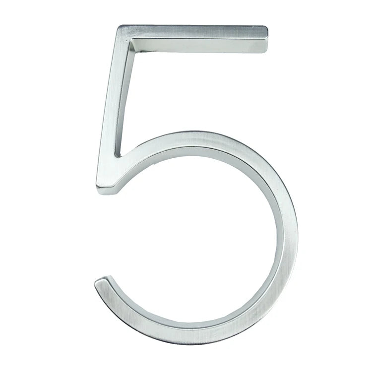 Números y letras flotantes para casasNúmeros