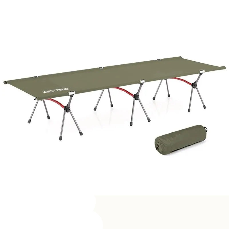 Cama de camping plegable ultraligera | Aleación de aluminio, 2,18 kg, carga 120 kgColchonesSporting Goods > Outdoor Recreation > Camping & Hiking > Camp Furniture > Cots