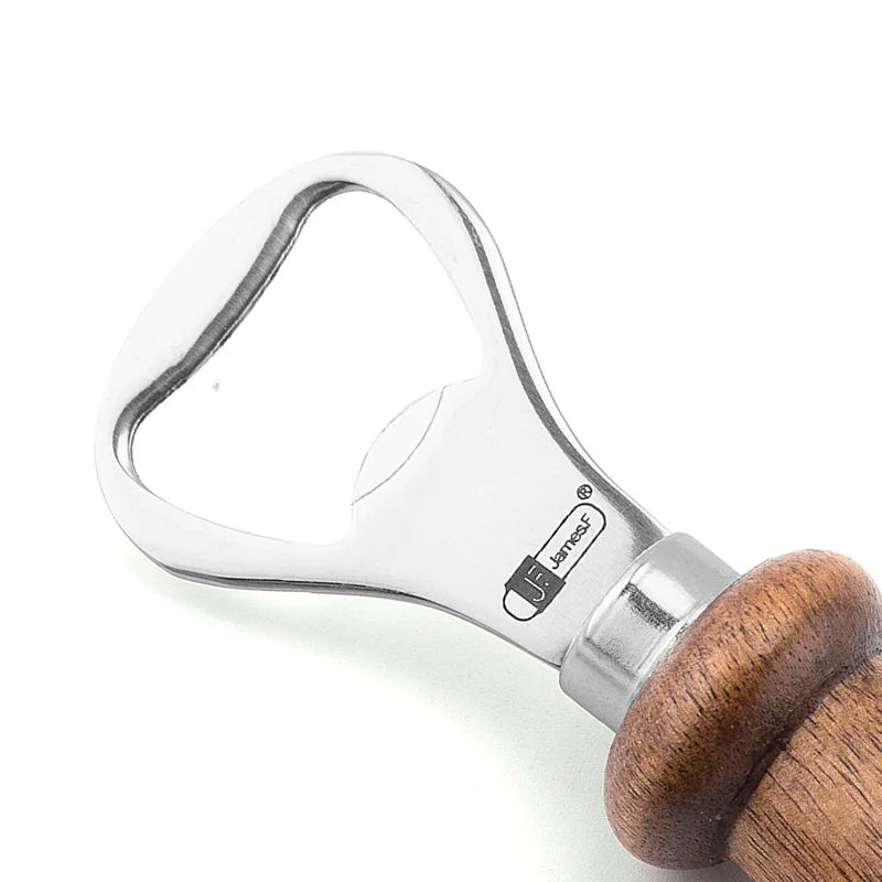 Abrebotellas portátil con mango de madera de acero inoxidableAbridoresHome & Garden > Kitchen & Dining > Barware > Cocktail Shakers & Tools > Bottle Openers