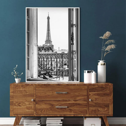 Art mural sur toile sans cadre Architecture vintage