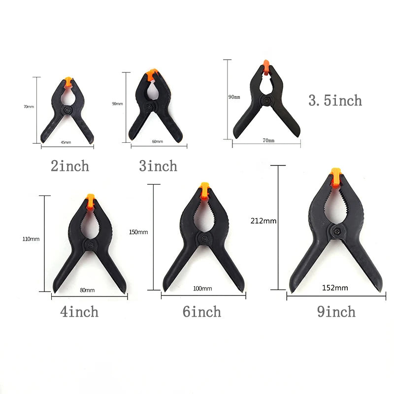 Pinzas de carpintería A de Nylon - Paquete de 5 PiezasPinzas y sargentos