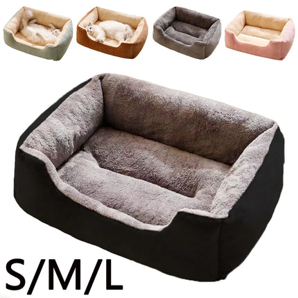 Square pet bed