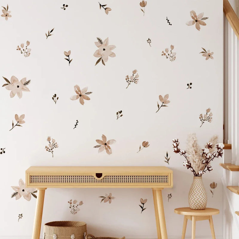 Pegatinas de pared con diseño de floresAdhesivos