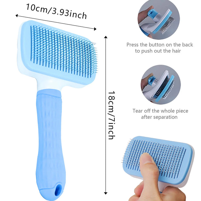 Comb for the care and grooming of dogs and cats