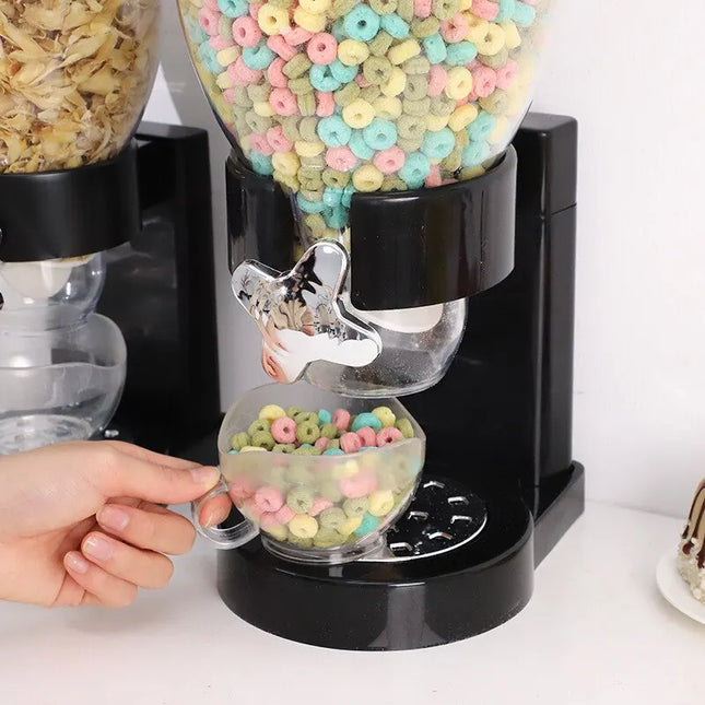 Vertical mechanical food dispensers