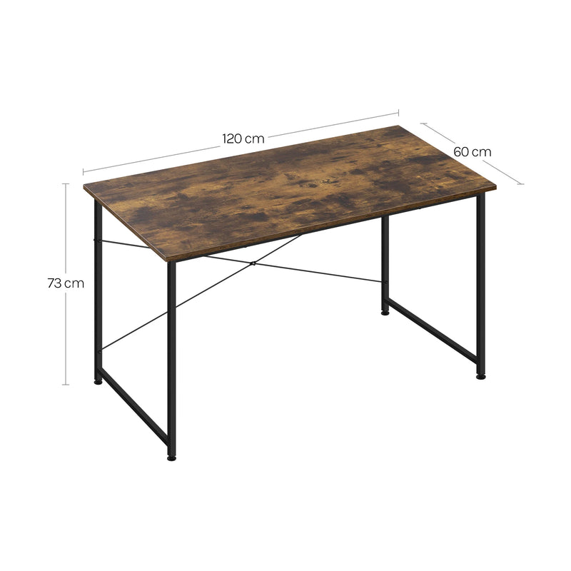 Escritorio moderno con estructura metálica | 100×50×76 / 120×60×73 / 140×60×73 cm – tablero E1EscritoriosFurniture > Office Furniture > Desks