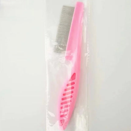 Stainless steel flea comb for pet hair