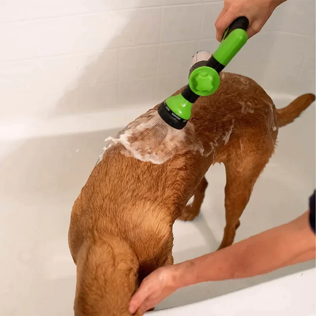 Pistolet de douche pour chien avec 3 modes de débit réglables