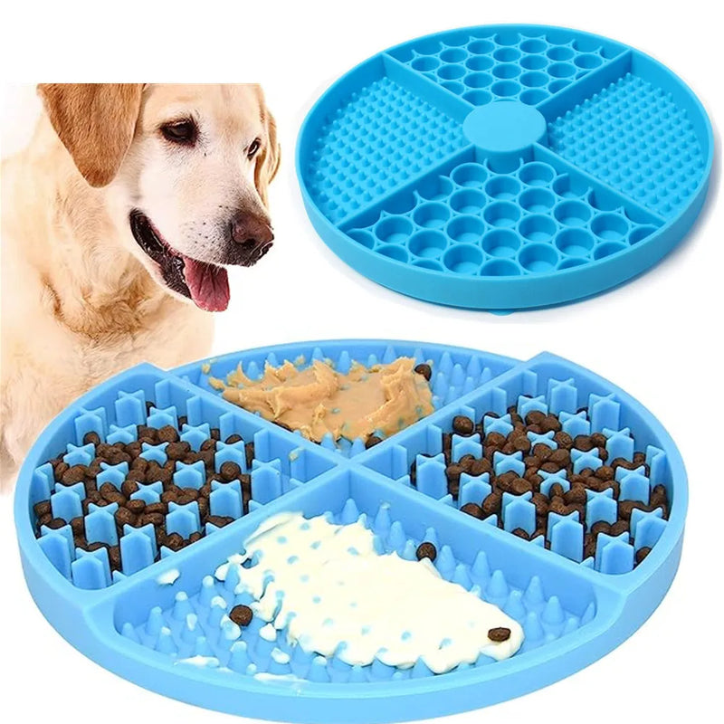 Alfombrilla de silicona para aliviar la ansiedad con ventosaComederosAnimals & Pet Supplies > Pet Supplies > Pet Bowls, Feeders & Waterers > Slow Feeder Bowls
