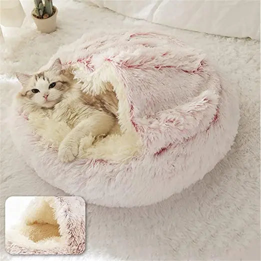 Cama tipo bolsillo de felpa larga de invierno para gatosCamasAnimals & Pet Supplies > Pet Supplies > Pet Beds