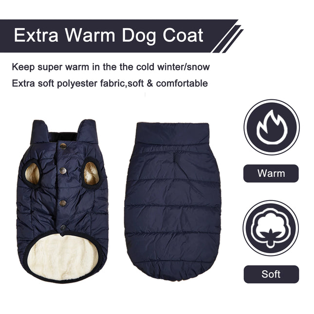 Gilet doublé polaire pour chien