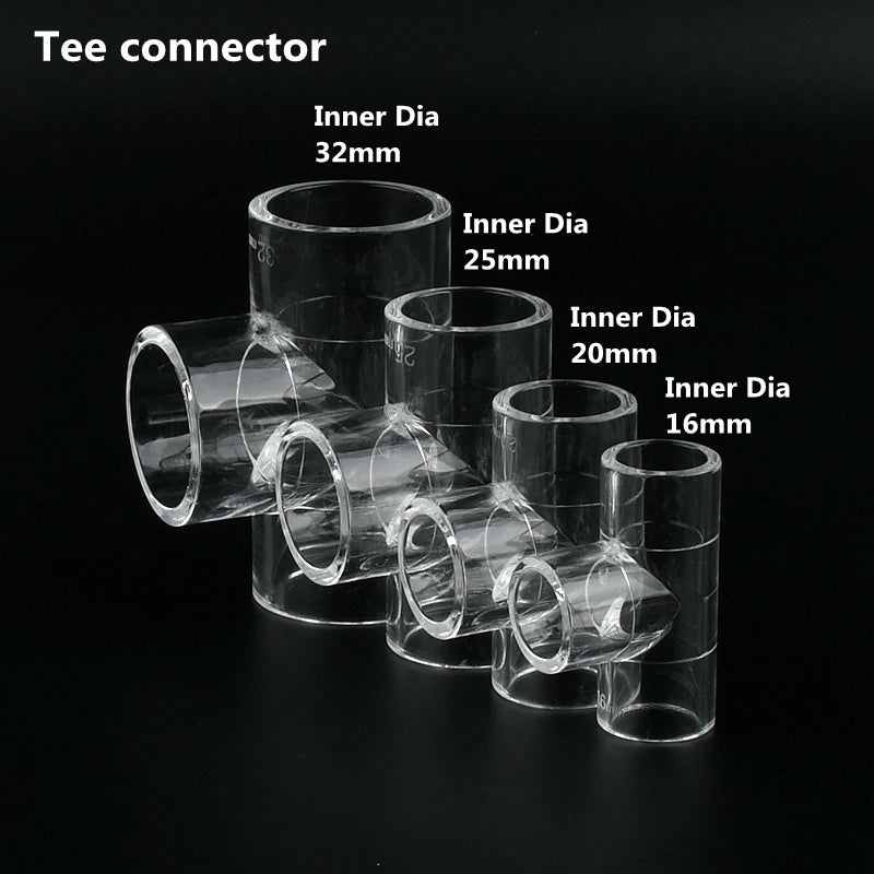 Tubos y conexiones transparentes para acuarios y jardines 16-50mmTubos y conexionesAnimals & Pet Supplies > Pet Supplies > Fish & Aquatic Supplies