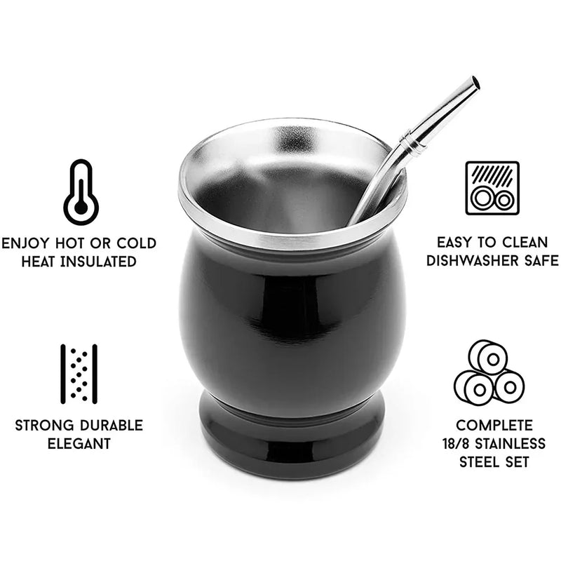 Termo de mate de acero inoxidable de doble paredTazasHome & Garden > Kitchen & Dining > Food & Beverage Carriers > Thermoses