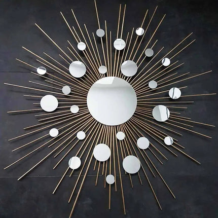 Round Mirror Wall Stickers