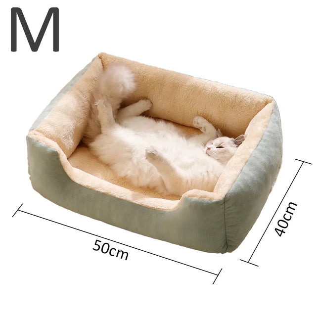 Square pet bed