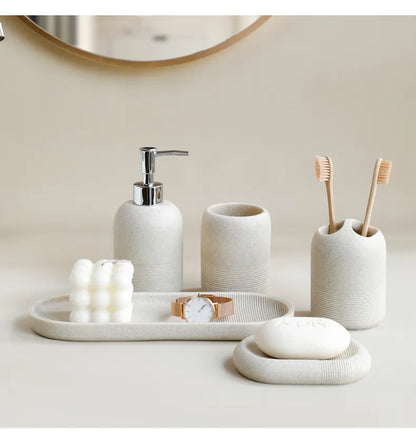 Ensemble d'accessoires de salle de bain 5 pièces