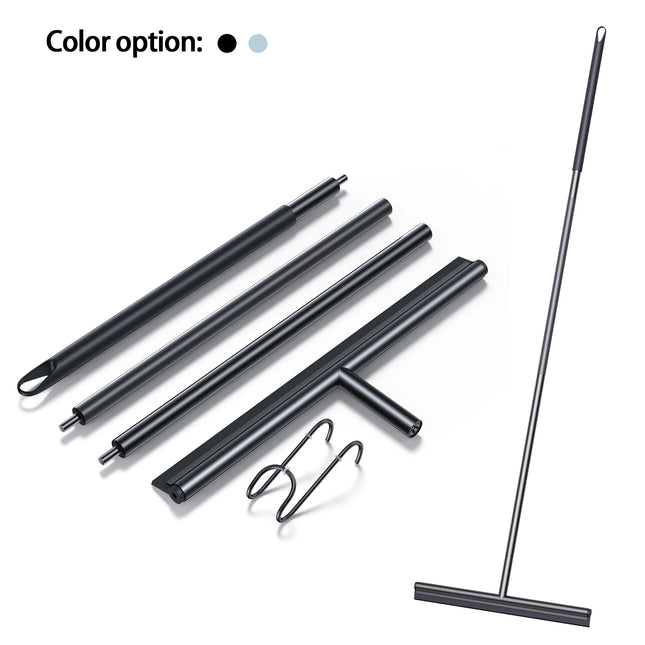 Escurridor de suelo ancho 15,5’’ | Escoba con hoja de silicona y mango largo de acero inoxidable 133 cmEscobillasHome & Garden > Household Supplies > Household Cleaning Supplies > Household Cleaning Products > Glass & Surface Cleaners