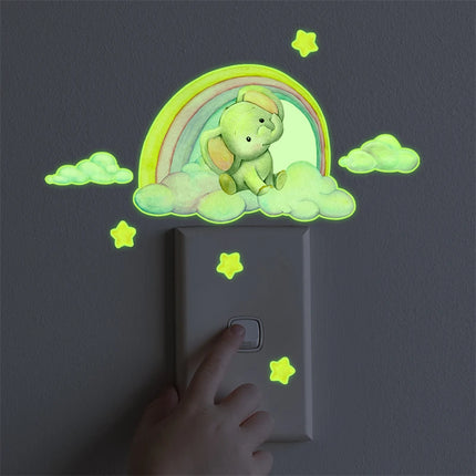 Fluorescent animal switch sticker