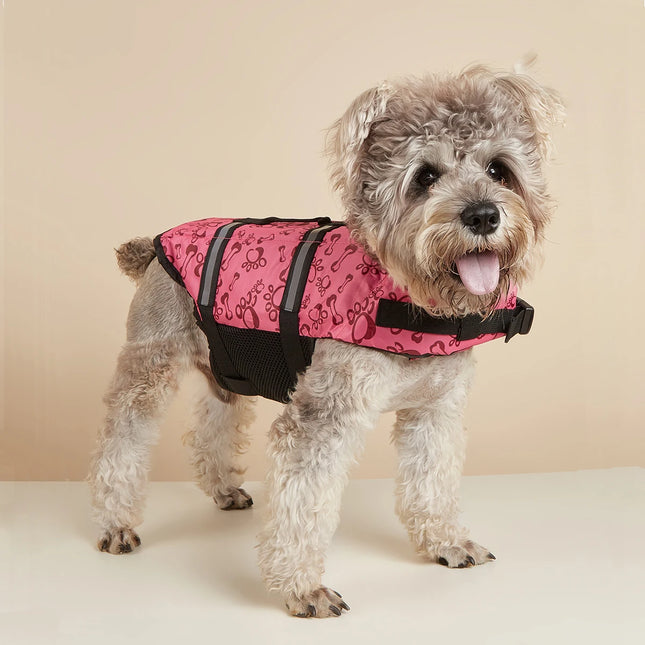 Gilet de sauvetage réfléchissant réglable pour chien