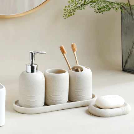 Ensemble d'accessoires de salle de bain 5 pièces