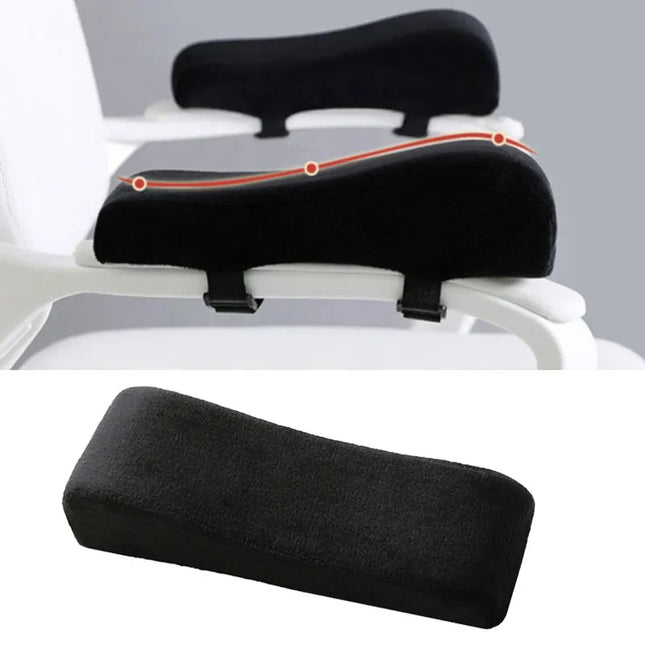 Memory foam chair armrest pad