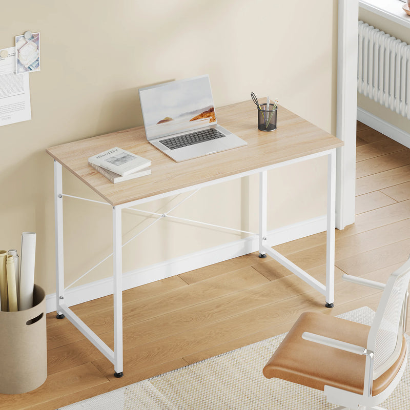 Escritorio moderno con estructura metálica | 100×50×76 / 120×60×73 / 140×60×73 cm – tablero E1EscritoriosFurniture > Office Furniture > Desks