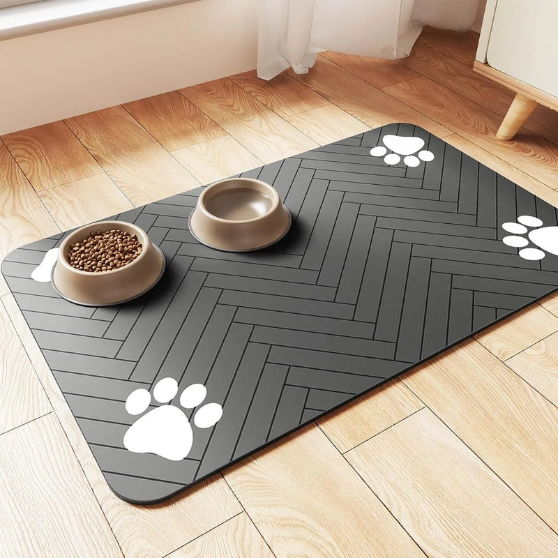 Alfombrilla para comederos de mascotas, impermeable y rápido secadoComederosAnimals & Pet Supplies > Pet Supplies > Pet Bowl Mats