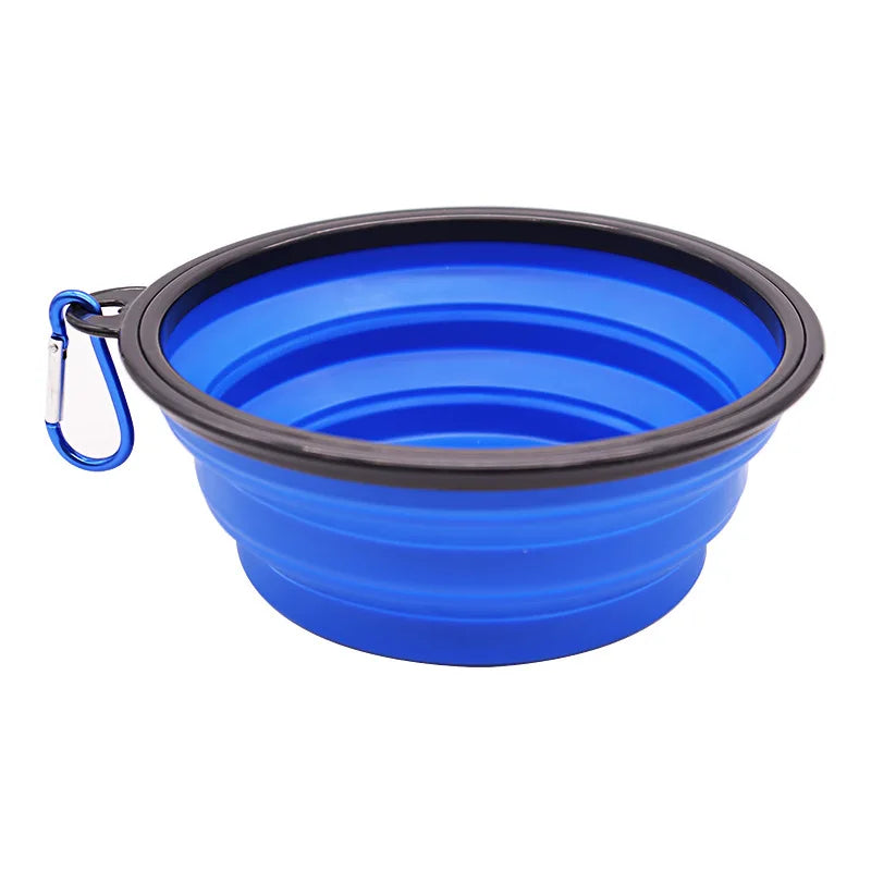 Comedero portátil 2 en 1 para mascotas | Plegable de silicona con mosquetónComederosAnimals & Pet Supplies > Pet Supplies > Pet Bowls, Feeders & Waterers > Travel Bowls