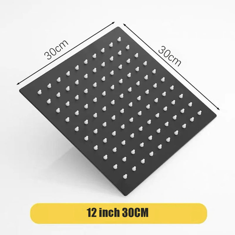 Plato rociador de baño con efecto lluvia, acero inoxidable, alta presiónCabezales de duchaHardware > Plumbing > Plumbing Fixture Hardware & Parts > Shower Parts > Shower Heads