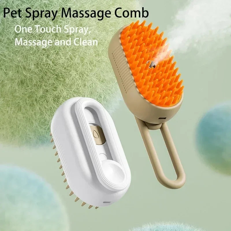 Cepillo eléctrico con vapor para perros y gatos 3 en 1HigieneAnimals & Pet Supplies > Pet Supplies > Pet Grooming Supplies > Pet Combs & Brushes > Deshedders