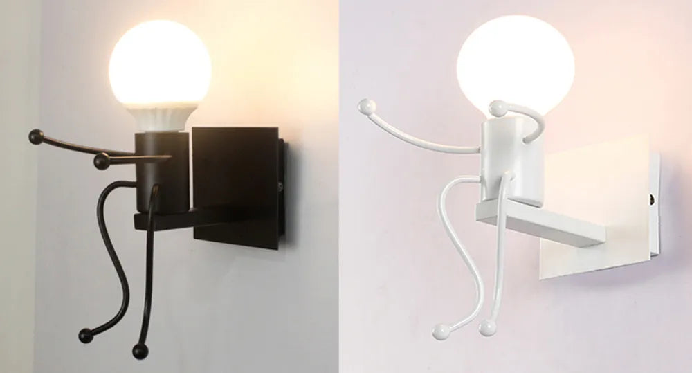 Lámpara de pared moderna con diseños creativos