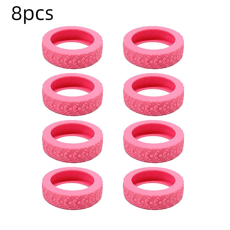 Cubiertas de goma antirruido para ruedas de maleta, 8 unidadesRuedasLuggage & Bags > Luggage Accessories