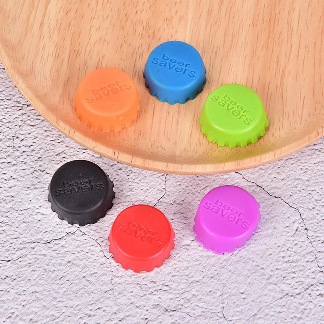 Silicone caps for bottles