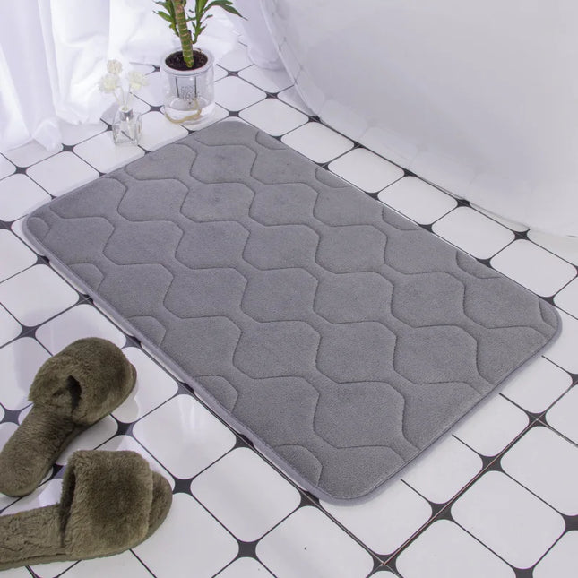 Alfombrilla de baño con estampado geométrico