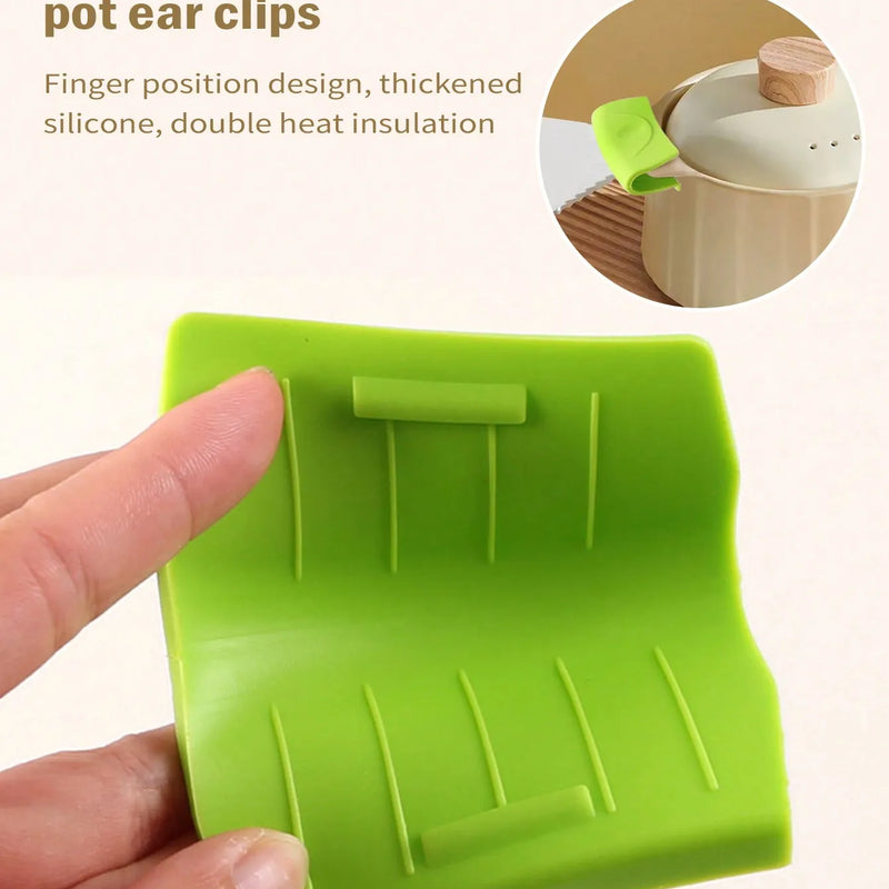 Mangos de silicona para ollas agarre ergonómico y seguro